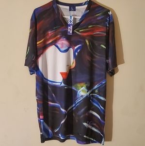 DC Fashion Tie Dye Boston Blue T-Shirt